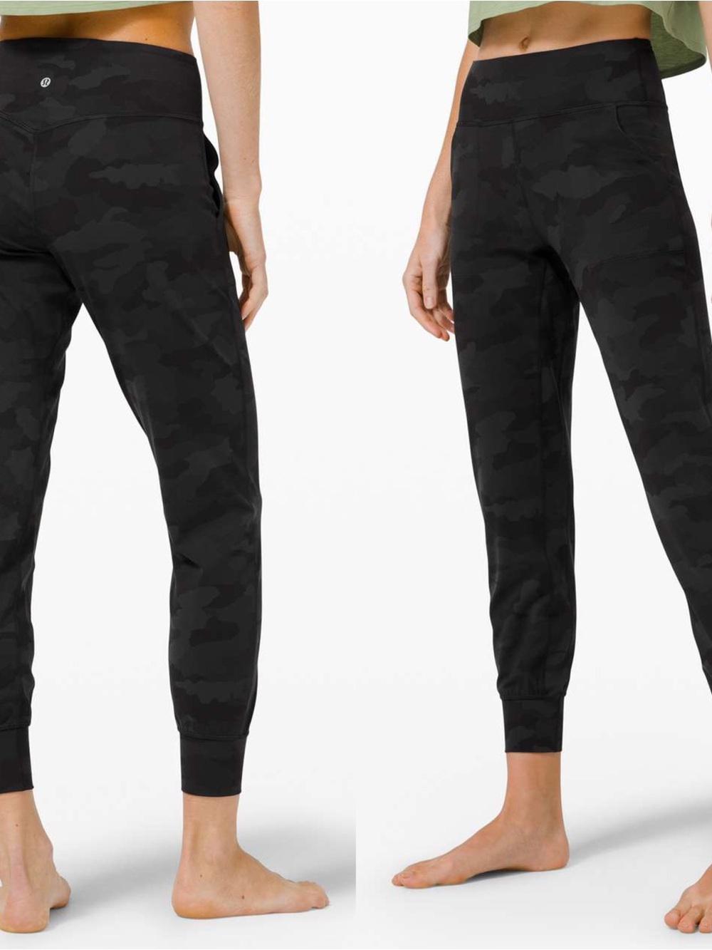Lululemon Align Jogger Sz 12/28" In Heritage 365 Camo Deep Coal Multi